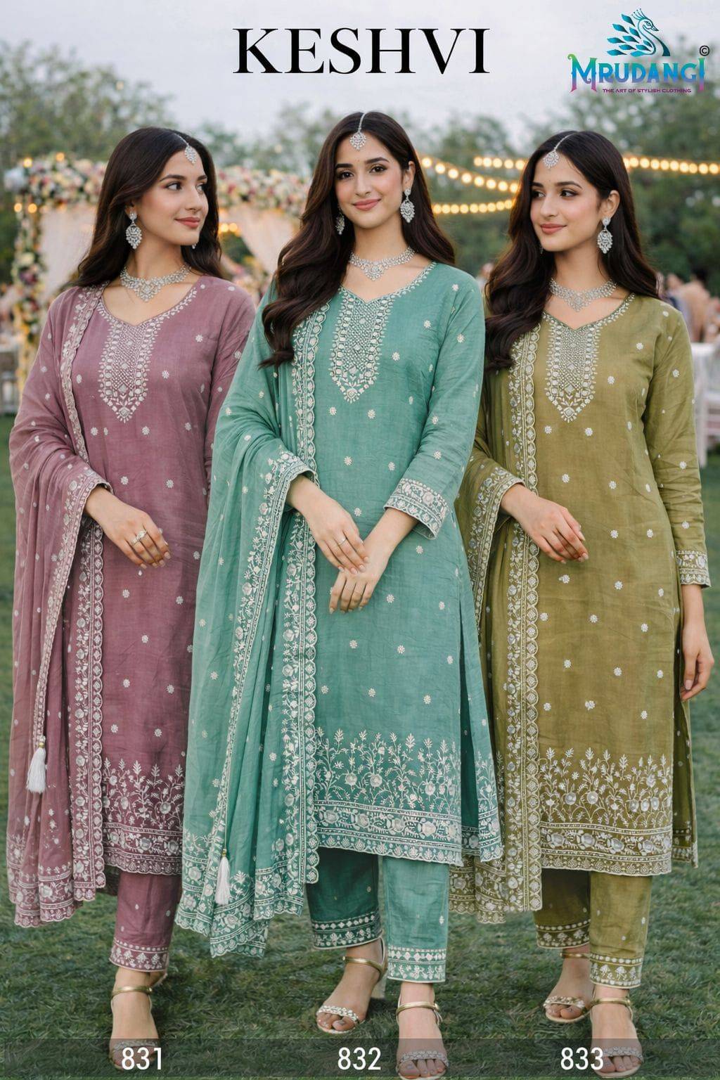 Mrudangi Keshvi Kolkata salwar kameez wholesale market